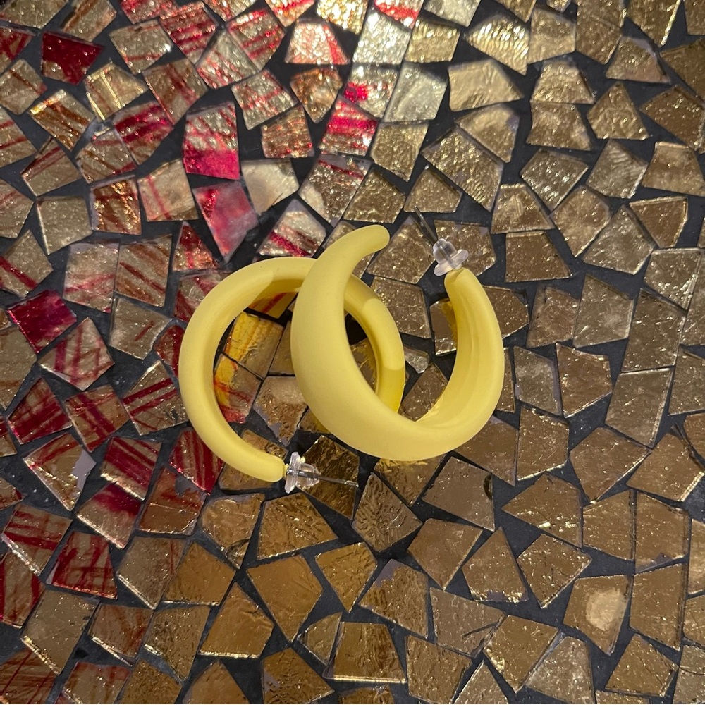 Yellow Earrings